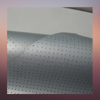 Grey Perforated Fabric
